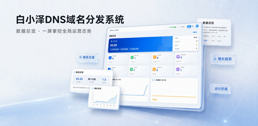 图片[2]-白小泽DNS域名分发系统 公测版 v1.0.0-一点技术源码网